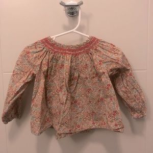 Girls Bonpoint signature blouse, size 18months